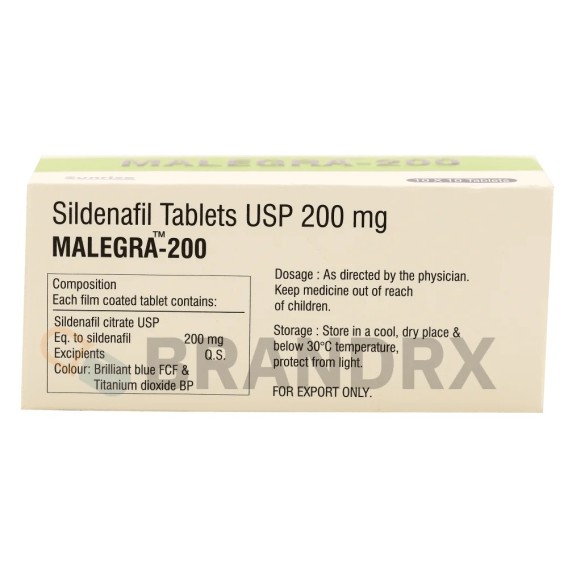 Malegra 200 mg Sunrise