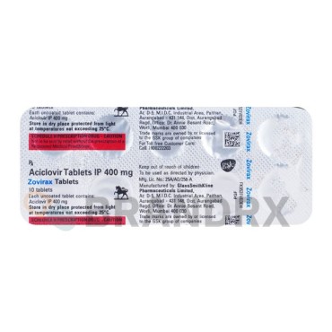 Zovirax 400 mg Glaxosmithkline